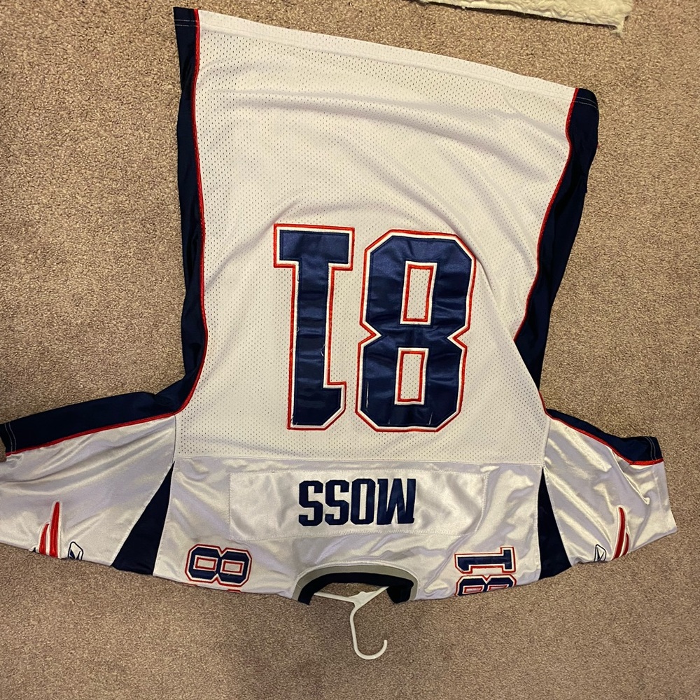 Randy Moss super-bowl Patriots Jersey